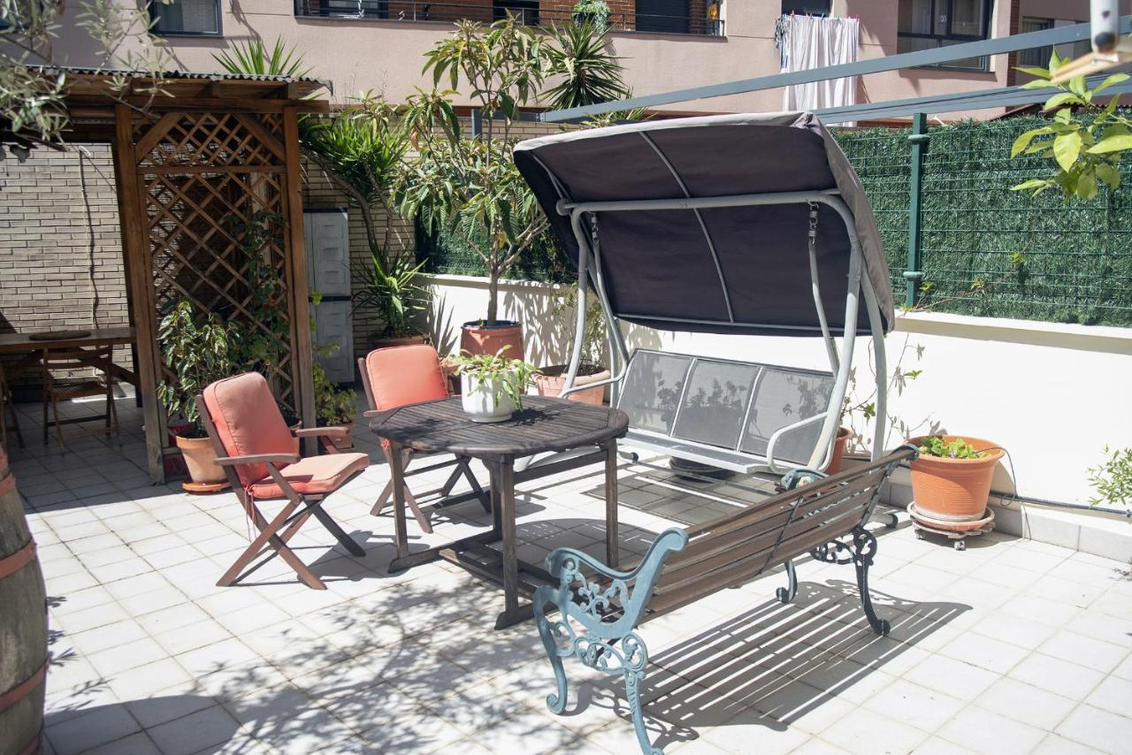 Un Jardin En La Ciudad Gran Piso Y Super Terraza En El Centro By Apartamentos Logrono Luaran gambar